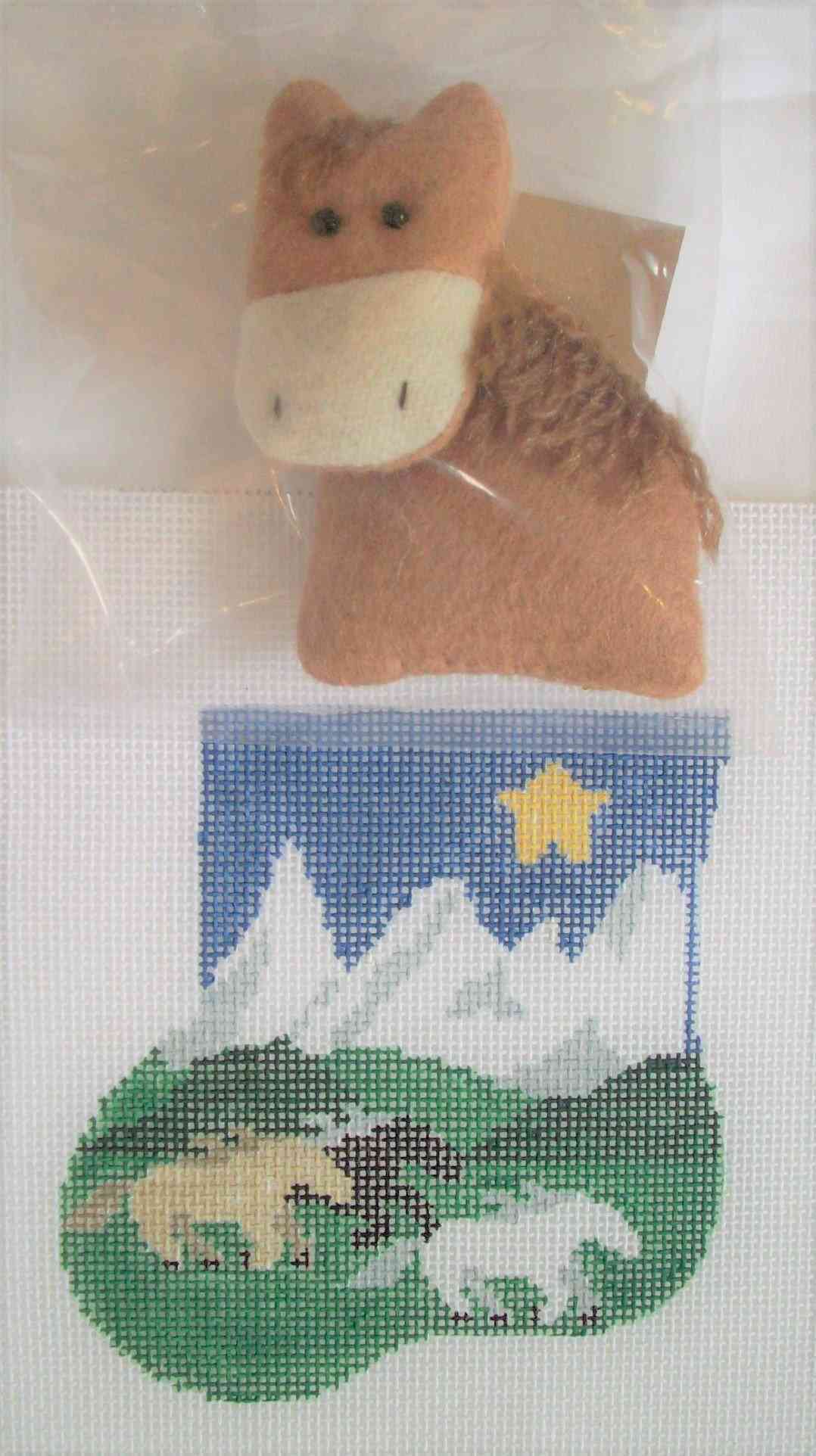 Mini-sock with Insert - Wild Horses with Horse