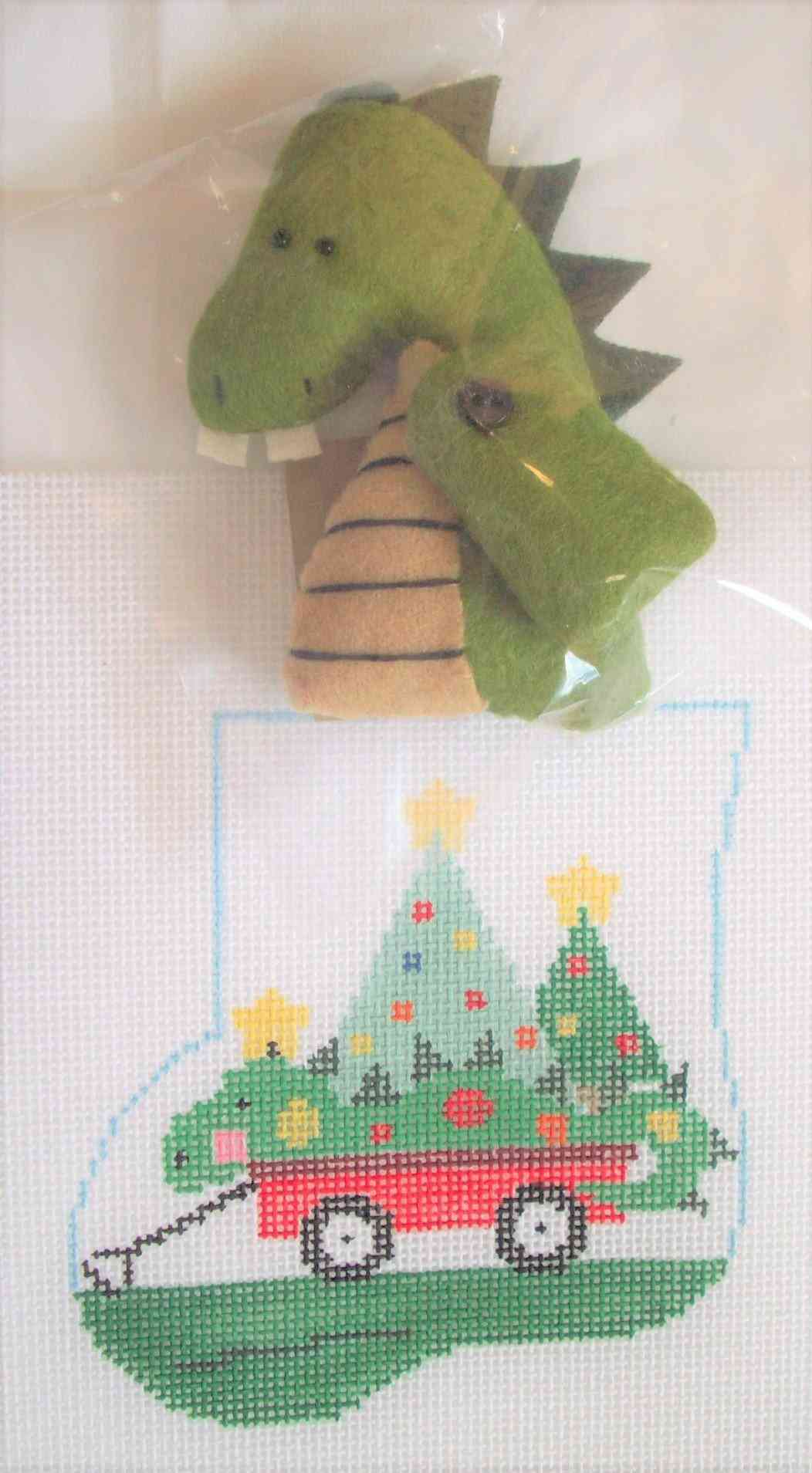 Mini-sock with Insert - Dragon in Wagon with Dragon