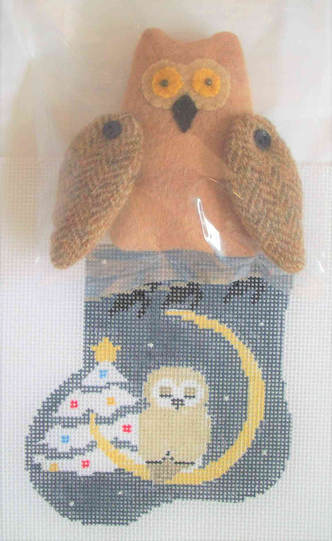 Mini-sock with Insert - Night Owl with Owl