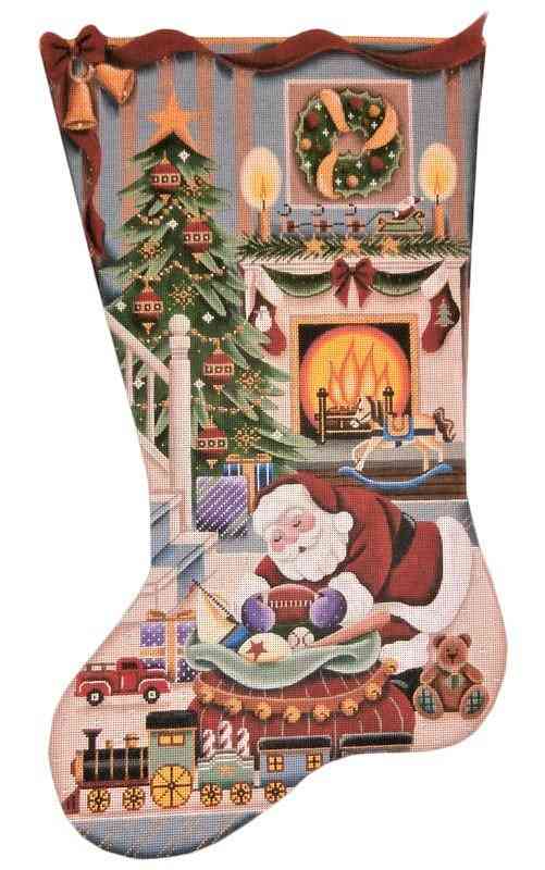 Stocking - Christmas By the Fire - Boy