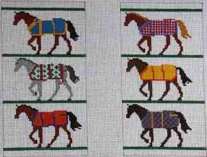 Eyeglass Case - Horse Blankets