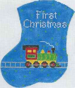 Mini-sock - First Christmas - Train