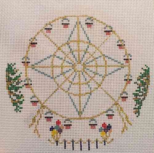 Vintage Circus Ornament - Ferris Wheel