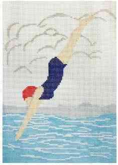 Diving Lady